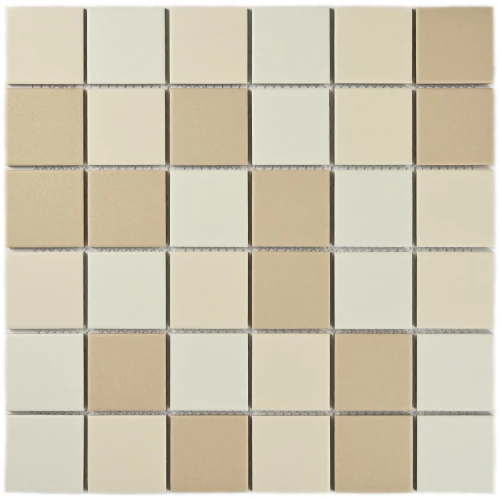 Мозаика Bonaparte Керамогранитная мозаика Admira 48х48 матовая бежевая 30,3х30,3 см
