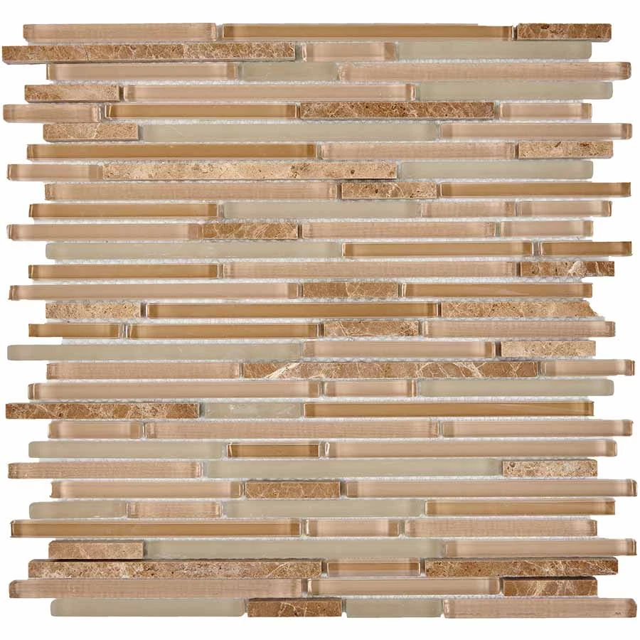 Мозаика из мрамора и стекла Pixel mosaic Камень и стекло чипы 8x48 98 148 мм сетка Pix 736 30х30 см