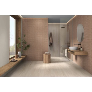 Плитка настенная Emigres Leger Cotto матовая коричневая 74x24 см