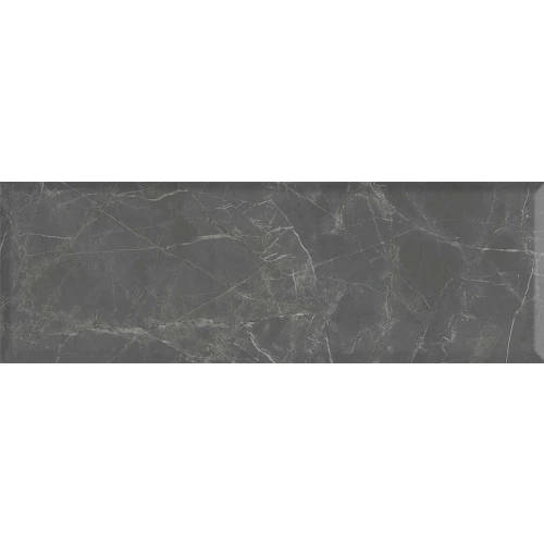Плитка настенная Kerama Marazzi Буонарроти грань обрезная матовая серая темная 13108TR 89,5x30 см