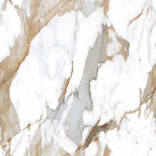 Керамогранит Ceradim Calacatta Fairy Gold бежевый Полированный 60х60 см