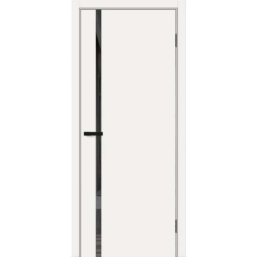 Межкомнатная дверь Bravo Браво-0.40 200x60 полиуретановая эмаль Bravo полотно Mirox Grey цвет Whitey