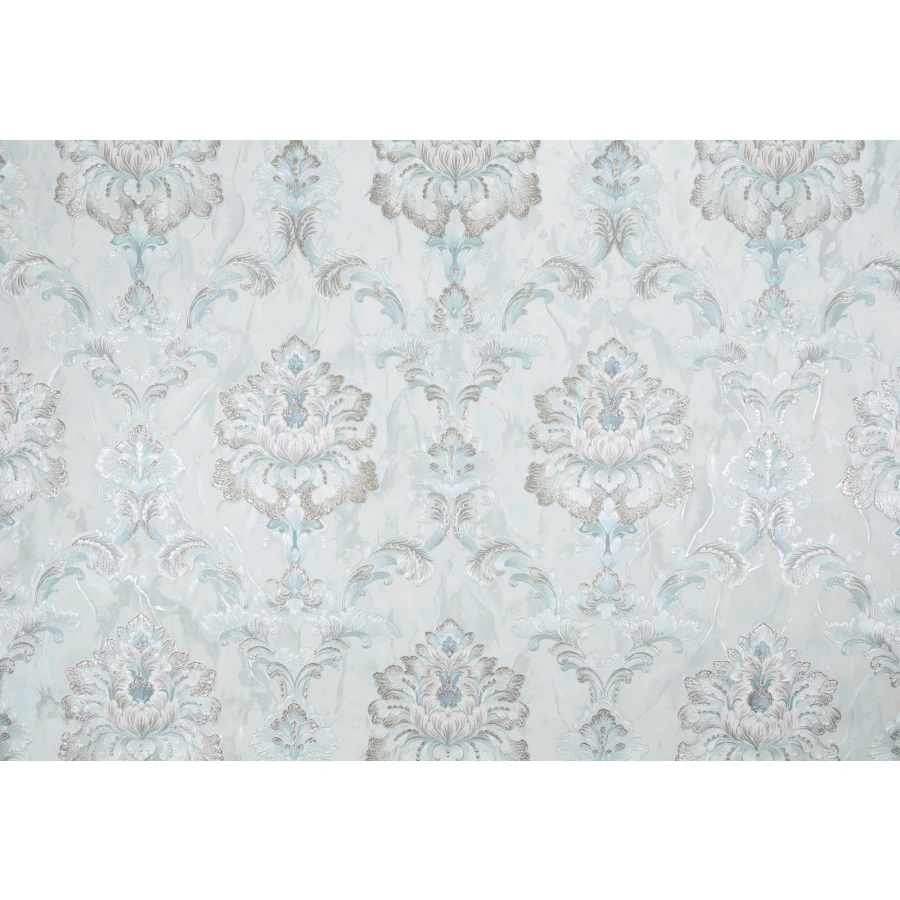 Обои флизелиновые Palitra Life Bergamo Палитра бирюзовые PL72287-16 1,06х10,05 м