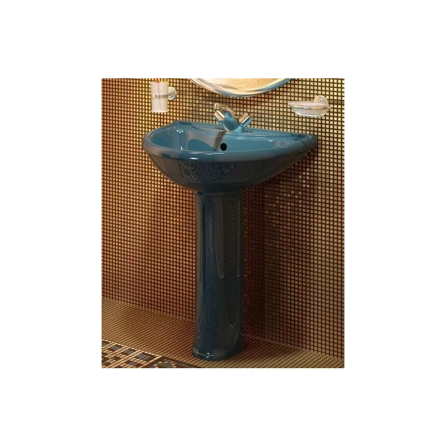 Раковина Оскольская керамика Престиж зеленый 45125100102 63,5х48,4 см