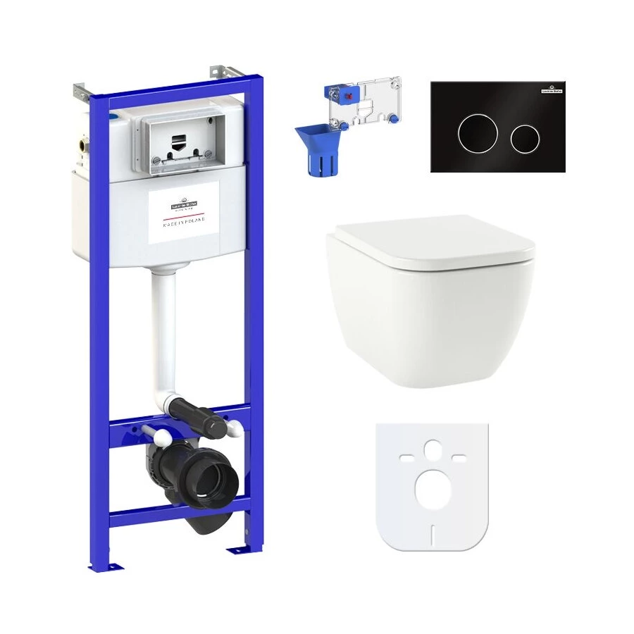 Унитаз Lavinia Boho Relfix One Rimless 87040080 (комплект 7 в 1)