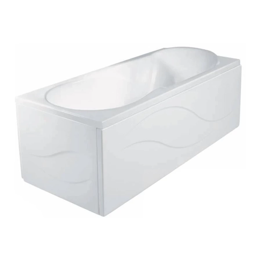 Ванна акриловая Santek Каледония прямоугольная белая 1.WH30.2.388 160х75 см