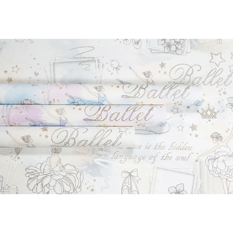 Обои флизелиновые Palitra Home HomeColor Ballet бежевые HC71905-41 1,06х10,05 м