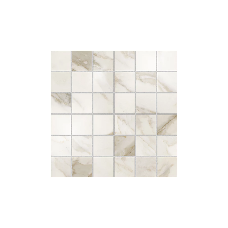 Керамогранит Azteca Mosaico Calacatta Lux Gold золотистый 29,8*29,8 см