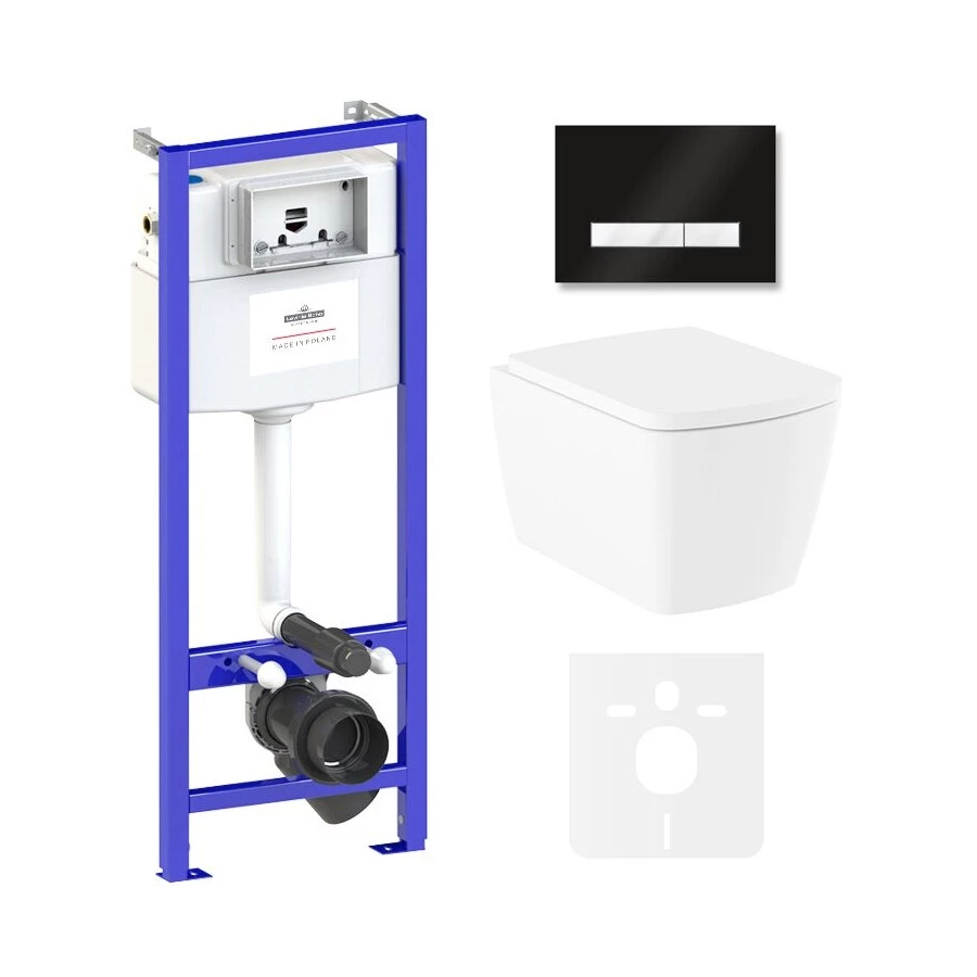 Унитаз Lavinia Boho Relfix Aveo Rimless 75110245 (комплект 6 в 1)