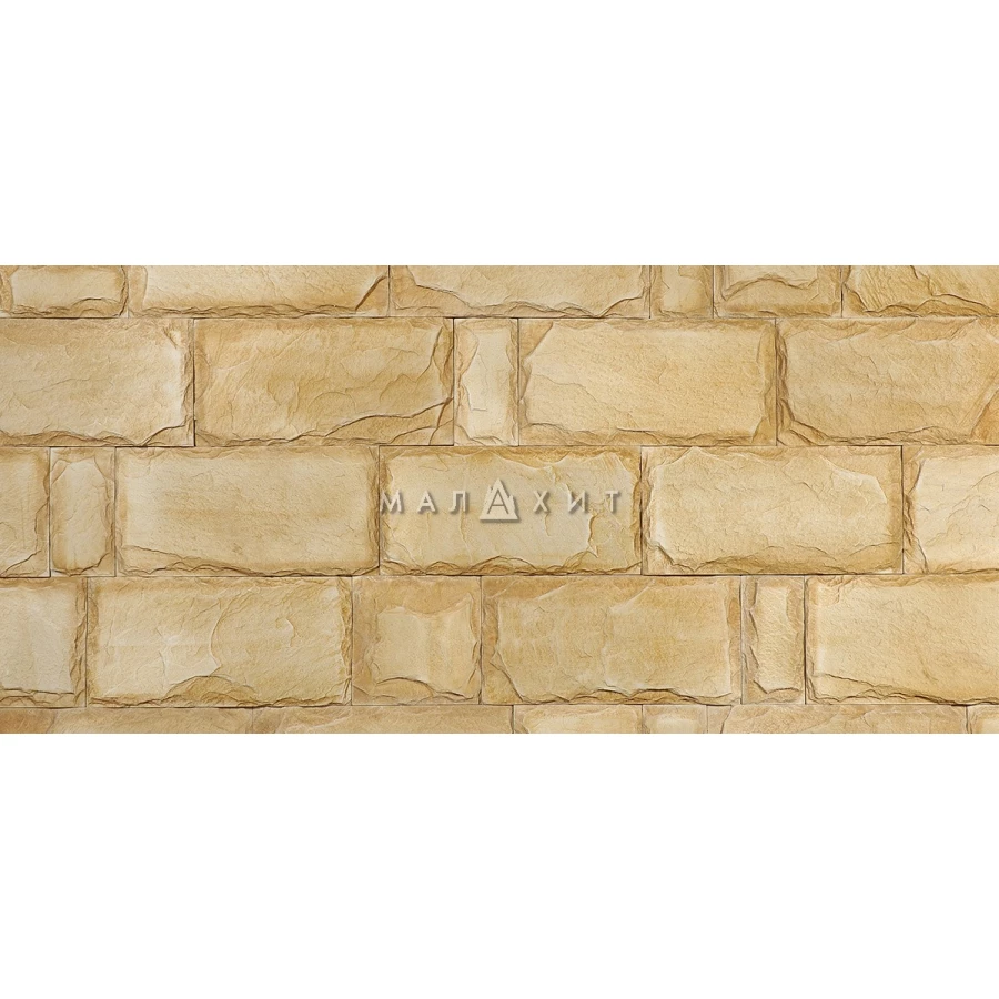 Искусственный камень Малахит Версаль 03-06 39 19,5х19,5 9,5х1,5-1,7 см