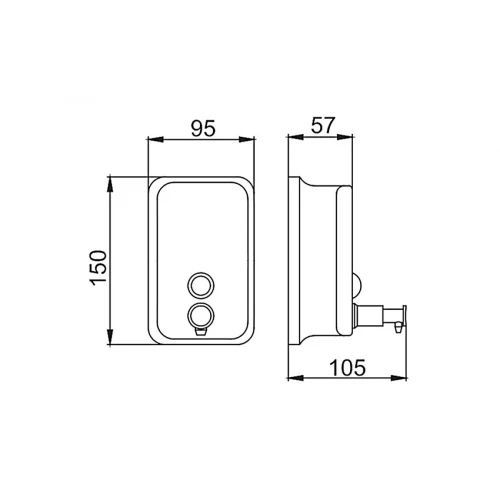 Дозатор Fashun хром A401