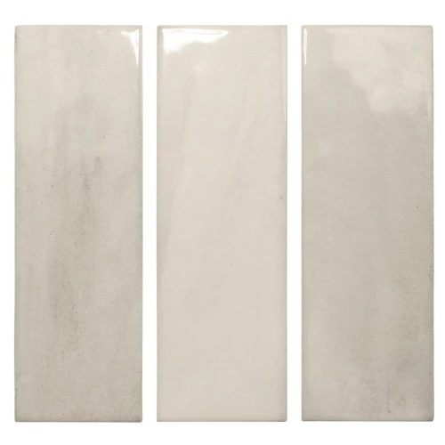 Плитка настенная DNA Calema Cloud Gloss глянцевая светло-серая 16х5,2 см