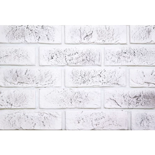 Декоративный кирпич CasaVaga Лофт 411 белый 20,5*6,5 см