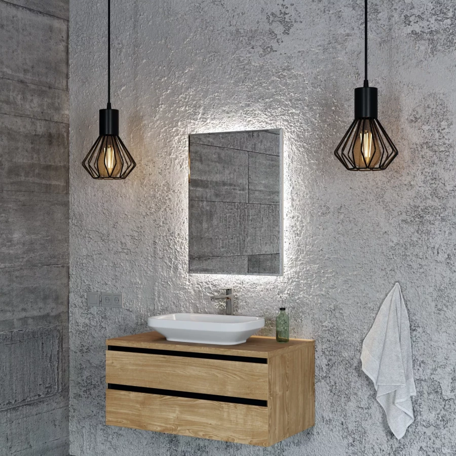 Зеркало Mebelvann с подсветкой Беладжио Z_BLJ_SL_800х600 60x80 см