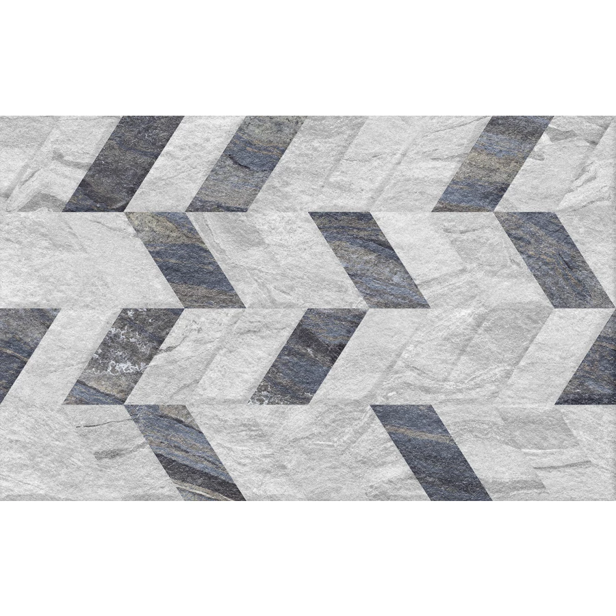 Плитка настенная Gracia Ceramica Стрим низ 03 матовая серая 010100001566 40х25 см