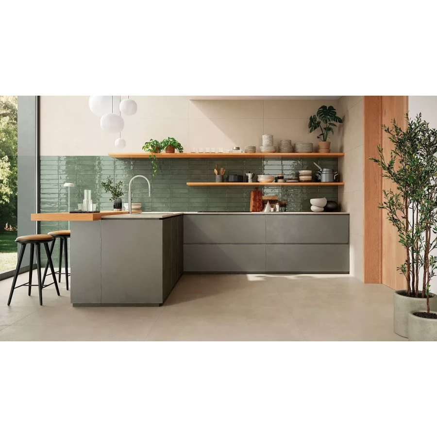 Керамогранит Atlas Concorde Rinascente Resin Cream Matt Rett матовый кремовый 610010005613 80x80 см