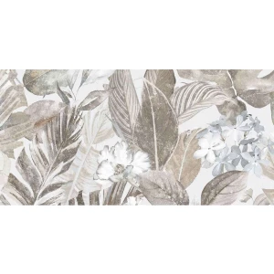 Керамогранит Staro Slim Elite Malibu Decor B Matt Face 2 матовый серый 120х60 см