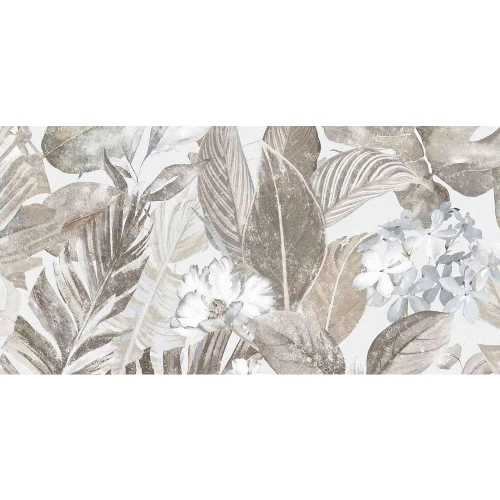 Керамогранит Staro Slim Elite Malibu Decor B Matt Face 2 матовый серый 120х60 см