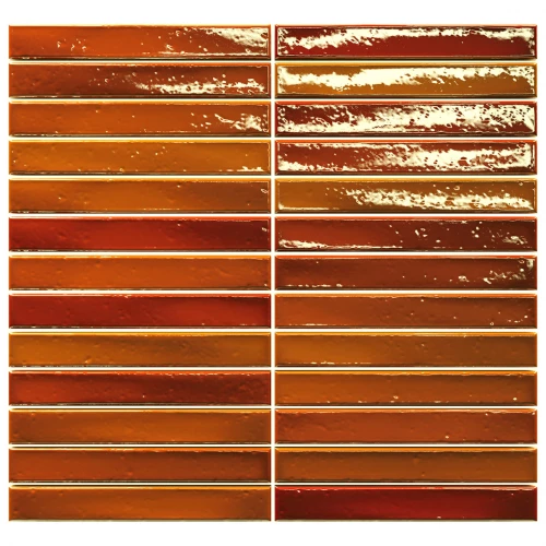 Мозаика Amadis Шорт Стик Hонеы Cраcкле / Short Stick Honey Crackle глянцевая красная 8436552229330 29,5х29,2 см