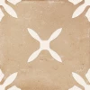 Керамогранит Harmony Peronda Pangea Clay Flower LT матовый бежевый 3386040802 22,3х22,3 см