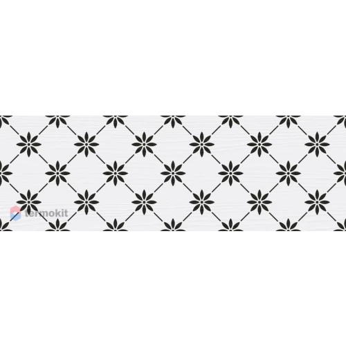 Декор Lasselsberger Ceramics Локивуд Паттерн черно-белый 19,9х60,3 см