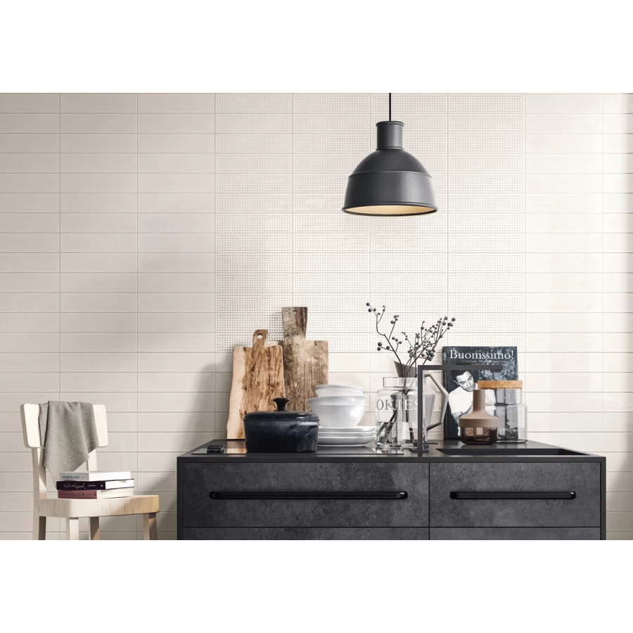 Плитка настенная Imola Ceramica Slash SLSH1 73W White глянцевая белая 30х7,5 см