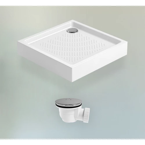 Акриловый душевой поддон Lavinia Boho Rock 3707380S / 80*80 см (состоит из 37073800, 37580001)