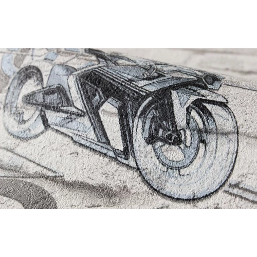 Обои флизелиновые Аспект Форсаж серые 70396-11 1,06х10,05 м