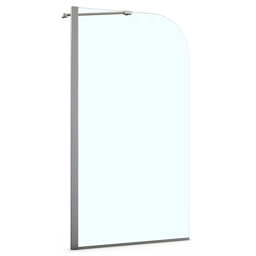Шторка для ванны Azario Merrit Easy Clean прозрачное стекло 6 мм цвет профиля серебро AZ-NF6310 800 80х140 см