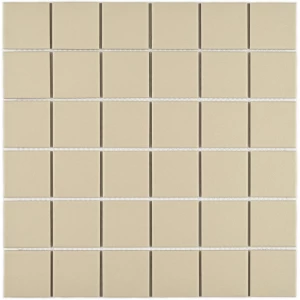 Мозаика Bonaparte Керамогранитная мозаика Alba beige 48х48 матовая бежевая 30,3х30,3 см