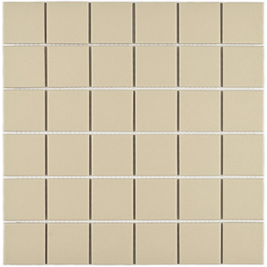 Мозаика Bonaparte Керамогранитная мозаика Alba beige 48х48 матовая бежевая 30,3х30,3 см