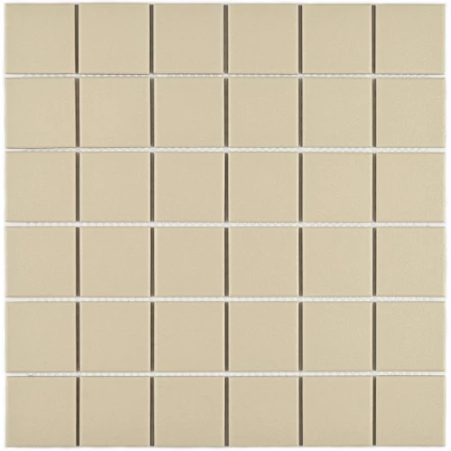 Мозаика Bonaparte Керамогранитная мозаика Alba beige 48х48 матовая бежевая 30,3х30,3 см