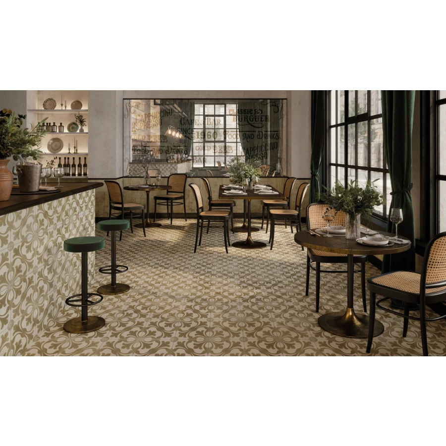 Плитка напольная Peronda FS Nouveau Sage матовая зелёный 0100339476 45х45 см