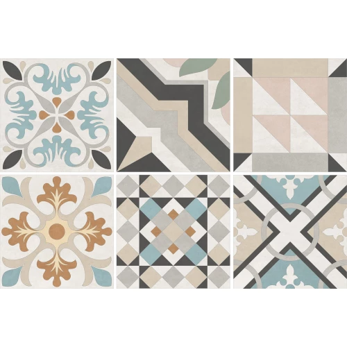 Керамогранит New Trend Design Art Mix 3 матовый многоцветный GP2020DMX11 20х20 см