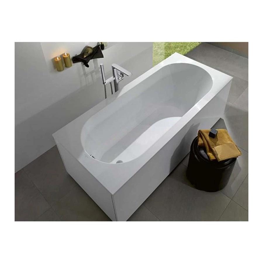 Квариловая ванна Villeroy&Boch Oberon UBQ160OBE2V-01 160x75 см