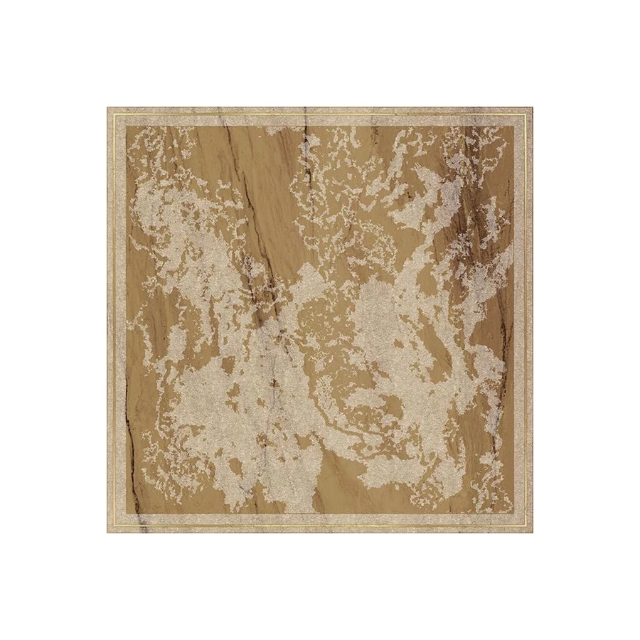 Декор Ceramiche Brennero Venus Decor Solitaire Rosone Pav Gold White Lapp Ret srpgw 60х60