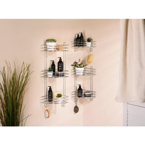 Полка угловая ЧМЗ Стамбул 501-005-01 хром 22,2х22,2х43,7 см