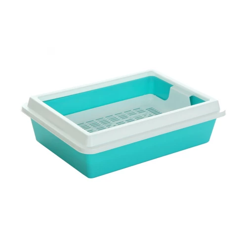 Туалет для кошек ZooExpress Кис глубокий с рамкой 41х30х12 см 