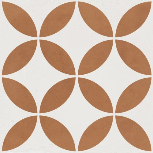 Керамогранит Harmony Peronda Mayari Clay Petals LT матовый коричневый 3386037797 22,3х22,3 см