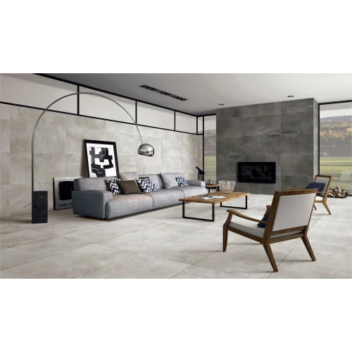 Керамогранит Realistik Maxstone Grey Mat матовый серый 120x60 см