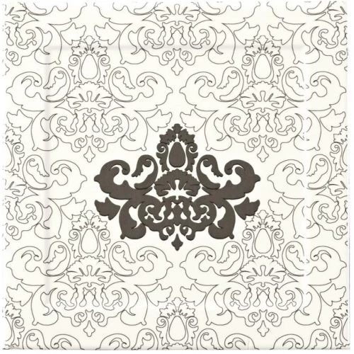 Плитка настенная Valentino Elite Forma Bianco/Nero Damasco MRV174 30х30 см