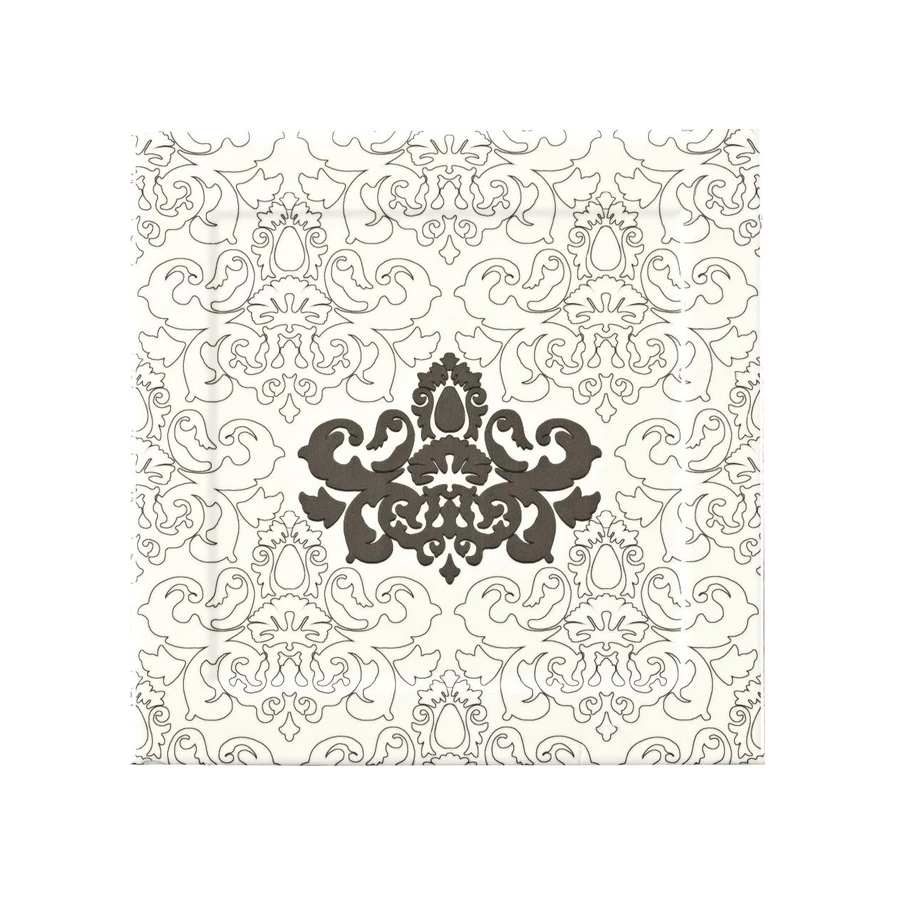 Плитка настенная Valentino Elite Forma Bianco/Nero Damasco MRV174 30х30 см