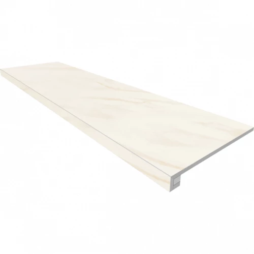 Комплект Estima Marble Onlygres MOG102 Ступень 33x120 полированный прямоугольный бортик без насечек Подступенок 14,5x120 68882