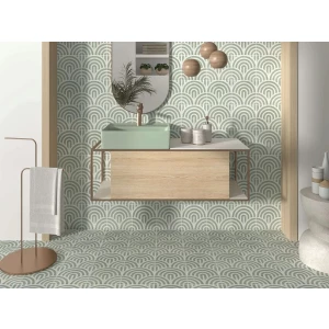 Декор Mainzu Green Garden Decor Green Three керамогранит матовый зеленый PT03848 20х20 см