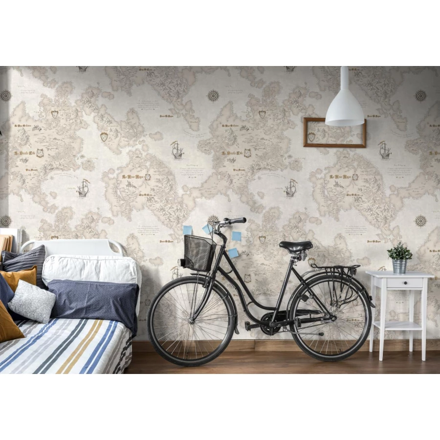 Обои флизелиновые Palitra Home Esperanto HomeColor серые HC72316-14 1,06х10,05 м