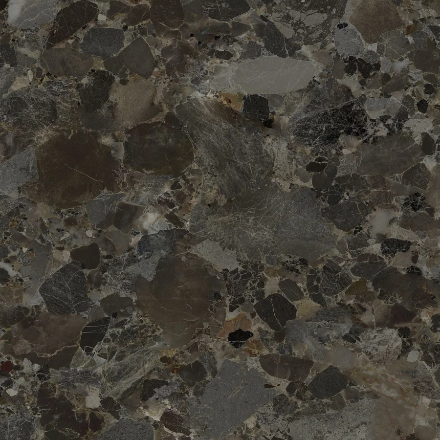 Керамогранит Керамин Лонгфорд матовый черный 60х60 см