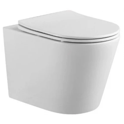 Унитаз-компакт Aquatek Вега подвесной тонкое сиденье с механизмом плавного закрывания AQ1904-00