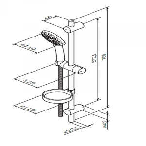 Душевой комплект Am Pm Like F0180064