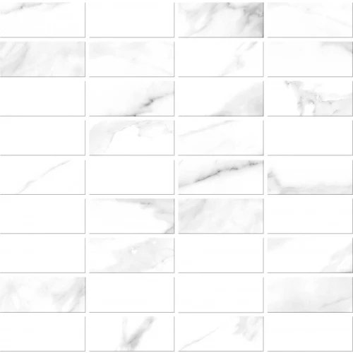 Мозаика Meissen Keramik White stream белый 16677 30x30 см