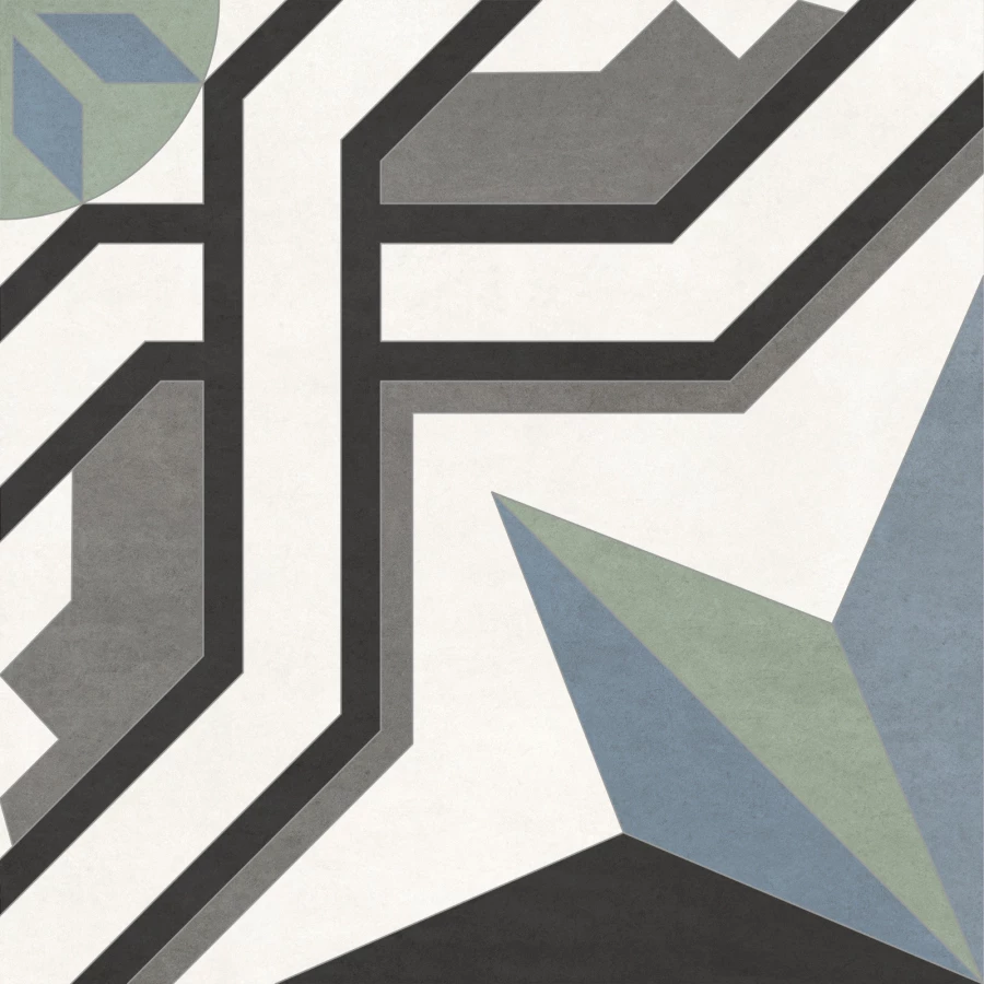 Керамогранит New Trend Design Art Mix 2 матовый многоцветный GP2020DMX23 20х20 см